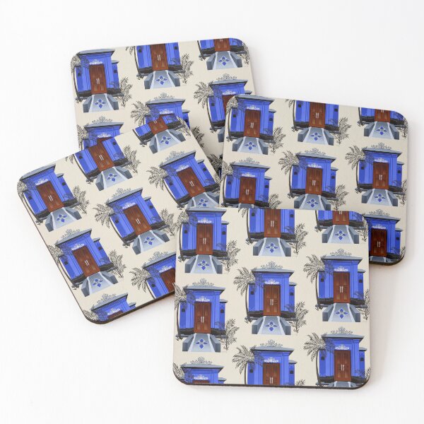 Item preview, Balinese Doorway – Blue designed and sold by Cat Coquillette.