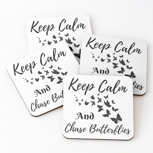 Item preview, Keep Calm and Chase Butterflies designed and sold by Surfing Designs.Life.