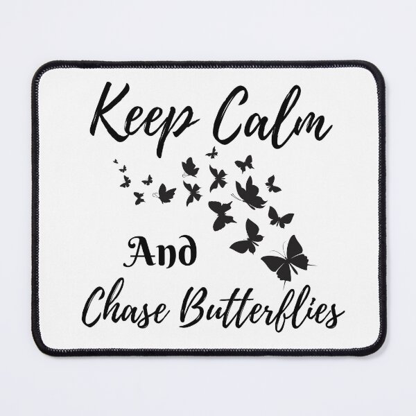 Item preview, Keep Calm and Chase Butterflies designed and sold by Surfing Designs.Life.