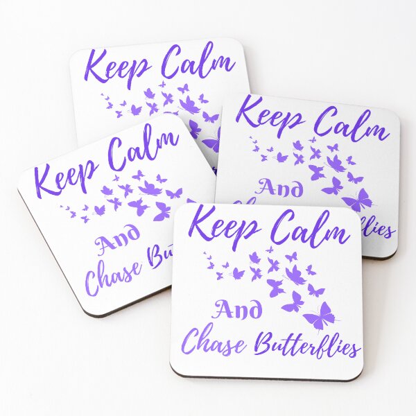 Item preview, Keep Calm and Chase Butterflies designed and sold by Surfing Designs.Life.