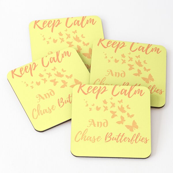 Item preview, Keep Calm and Chase Butterflies designed and sold by Surfing Designs.Life.