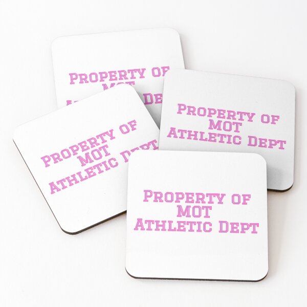 Item preview, Property of MOT Athletic Department (Jewish Athletes) pink designed and sold by NJGDesigns.
