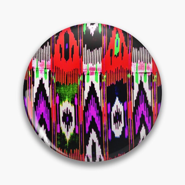 Artikelvorschau, Usbekische Ikat-Blumenmuster, Ikat-Muster, usbekische Ikat-Designs entworfen und verkauft von LeFabriqueOuz.