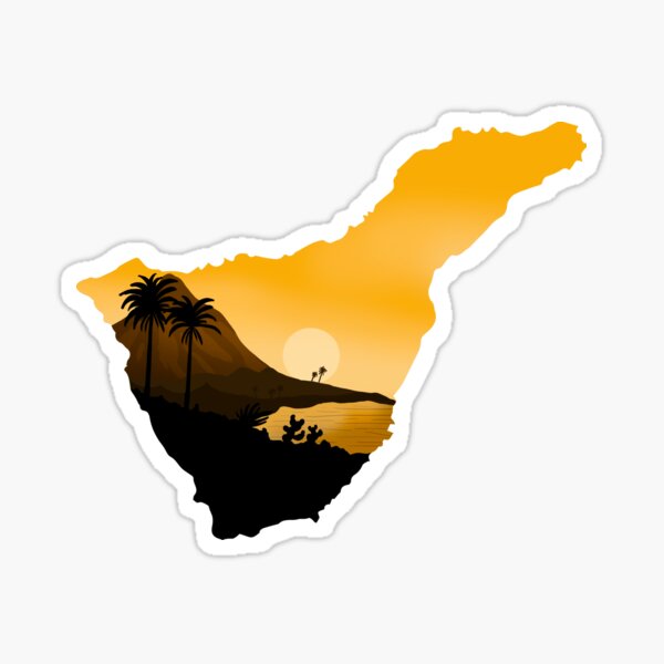 Item preview, Tenerife, map and landscape designed and sold by landscapeworlds.
