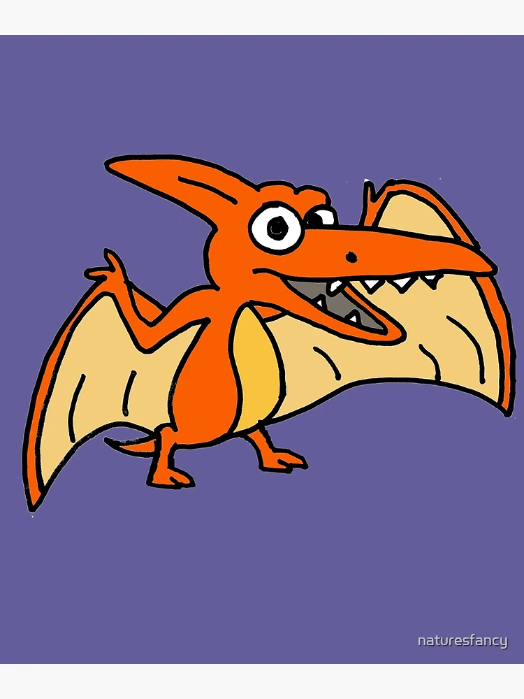 custom orange Pterodactyl Pterosauria pterosaurs dragon dino