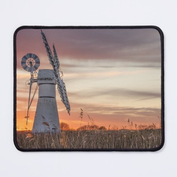 Item preview, Thurne Mill Sunset Norfolk Broads designed and sold by dp-images.