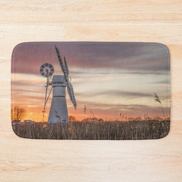 Item preview, Thurne Mill Sunset Norfolk Broads designed and sold by dp-images.