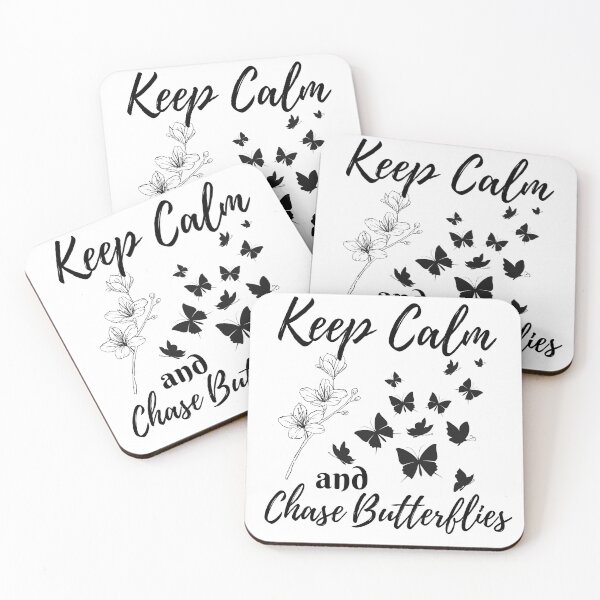 Item preview,  Keep Calm and Chase Butterflies designed and sold by Surfing Designs.Life.