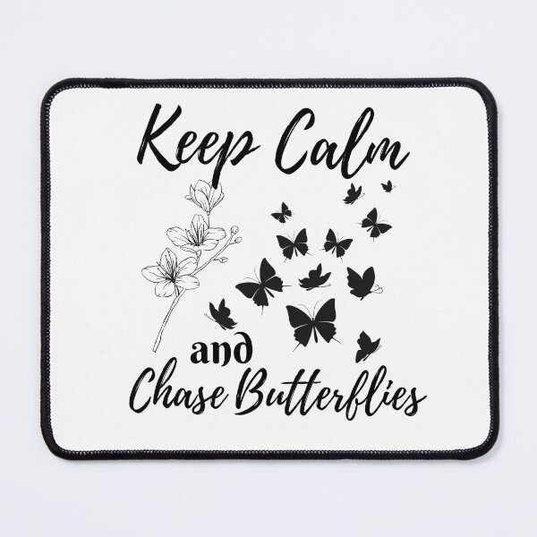 Item preview,  Keep Calm and Chase Butterflies designed and sold by Surfing Designs.Life.