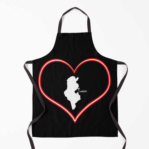 Item preview, Black heart map Tunisia designed and sold by Astralia.