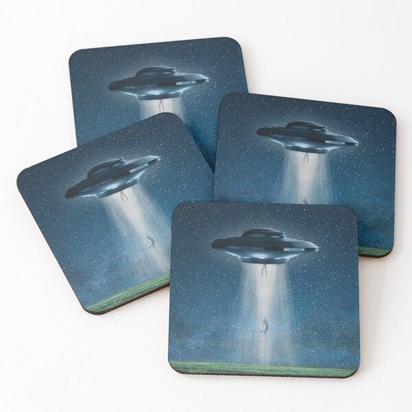 Item preview, I want to believe - Aliens abducting humans with UFO designed and sold by yoshra.