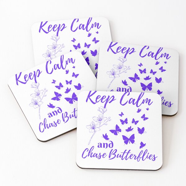 Item preview,  Keep Calm and Chase Butterflies designed and sold by Surfing Designs.Life.