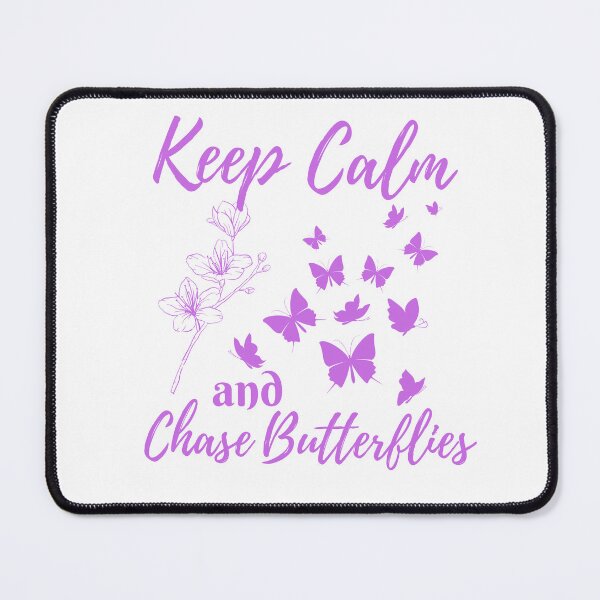 Item preview, Keep Calm and Chase Butterflies designed and sold by Surfing Designs.Life.
