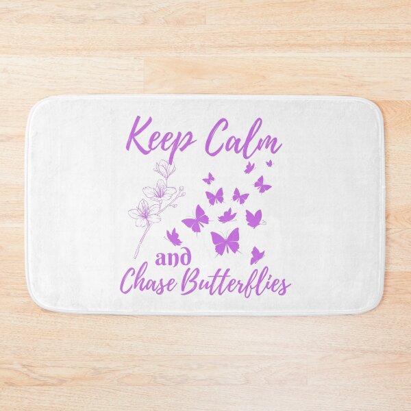 Item preview, Keep Calm and Chase Butterflies designed and sold by Surfing Designs.Life.
