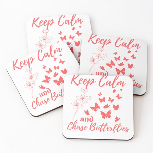 Item preview,  Keep Calm and Chase Butterflies designed and sold by Surfing Designs.Life.