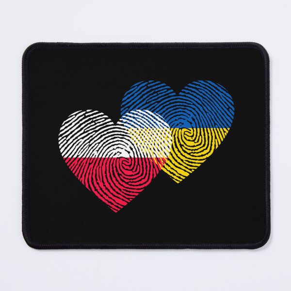 Item preview, Poland Stand With Ukrain, fingerprint, heart, vladimir zelensky, Poland supports Ukraine , Poland and Ukraine , Warsaw ,White And Red , flag ukraine, flag of poland, Andrzej Duda designed and sold by GaliaTati.
