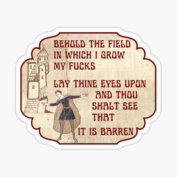 Behold The Field Stickers For Sale Redbubble