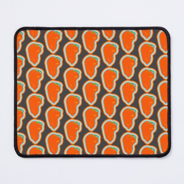 Item preview, Orange Habanero Chili with colorful border designed and sold by BRU Design.
