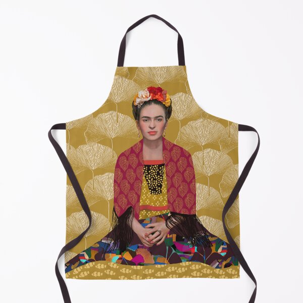 Item preview, Mexican painter with flowers in her hair designed and sold by CatsAndDots.