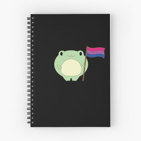 Item preview, Cute Frog Pride Froggy bi flag designed and sold by House Sparrow.