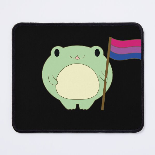 Item preview, Cute Frog Pride Froggy bi flag designed and sold by House Sparrow.