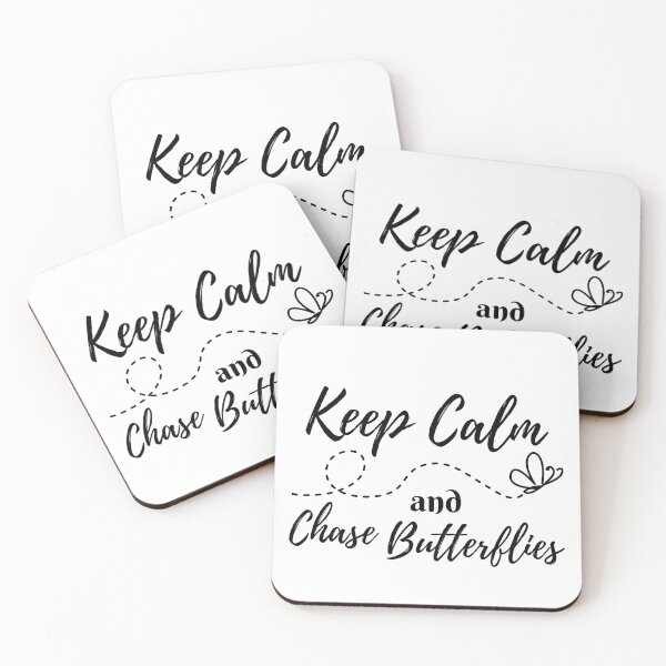 Item preview,  Keep Calm and Chase Butterflies designed and sold by Surfing Designs.Life.