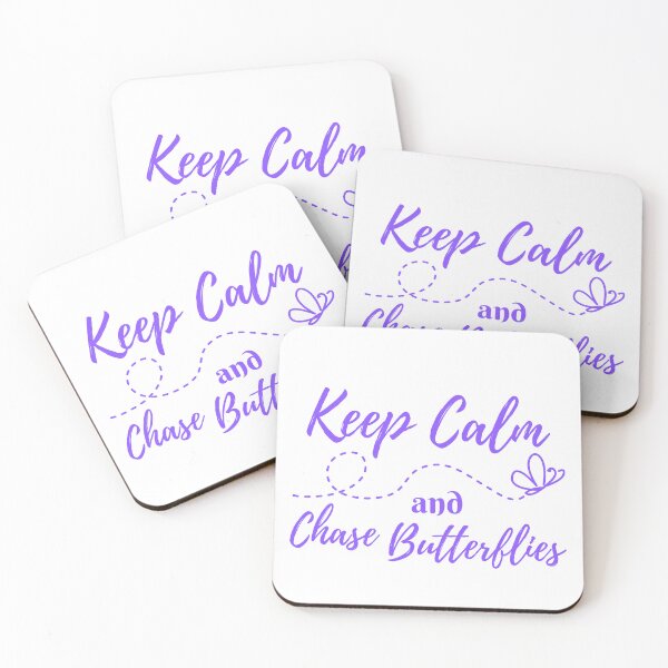 Item preview, Keep Calm and Chase Butterflies designed and sold by Surfing Designs.Life.