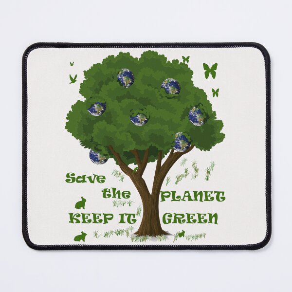 Item preview, SAVE THE PLANET KEEP IT GREEN designed and sold by ILA-DODO.