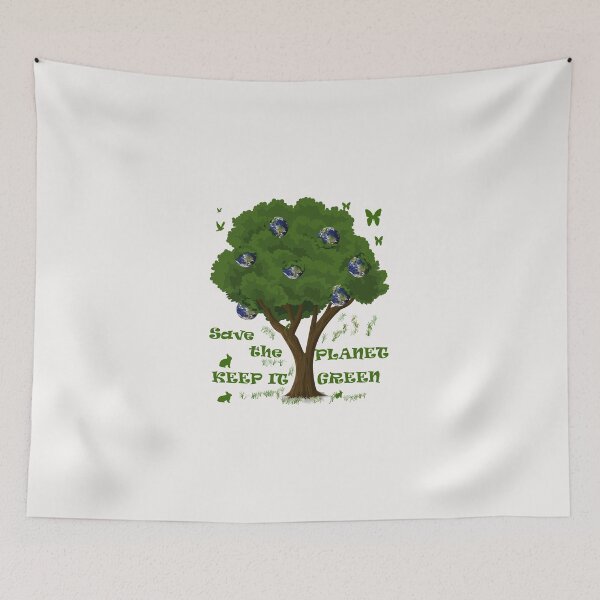 Item preview, SAVE THE PLANET KEEP IT GREEN designed and sold by ILA-DODO.