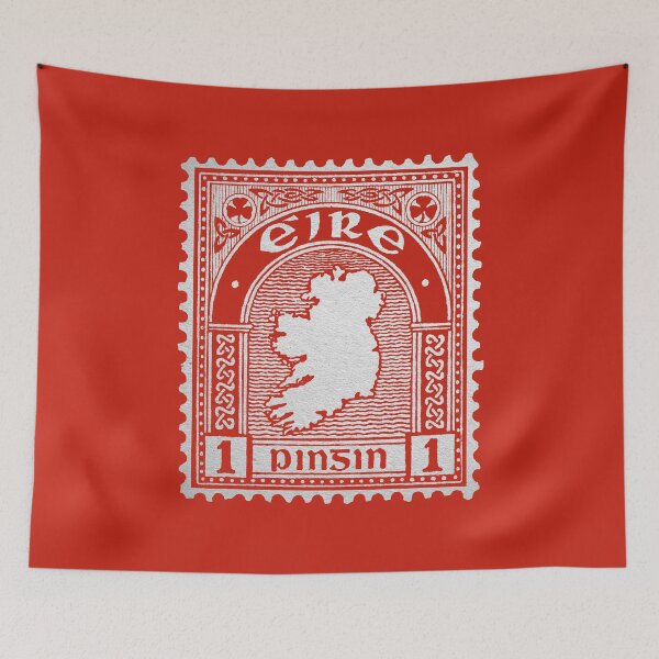 Item preview, Vintage Irish Postage Stamp Éire Aon Pingin 1p designed and sold by gobantsaoir.