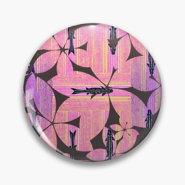 Item preview, Black Carp Fish in Floral Pattern designed and sold by RyanCaudell.