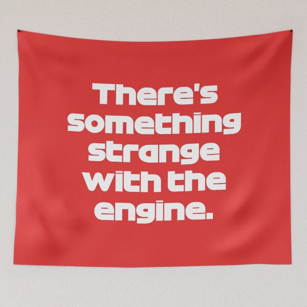 Item preview, There's Something Strange With My Engine - Joker LEC. Best Team Radio Bahrain GP 2022 (Red BG) designed and sold by FilipeFerreira.