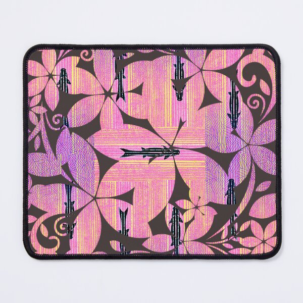 Item preview, Black Carp Fish in Floral Pattern designed and sold by RyanCaudell.