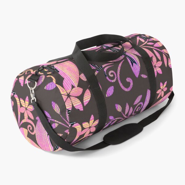 Item preview, Black Carp Fish in Floral Pattern designed and sold by RyanCaudell.