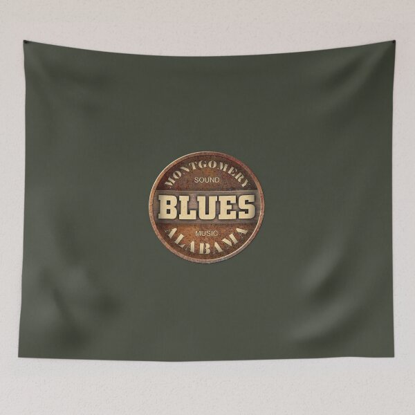Item preview, Montgomery sound blues music alabama old sign designed and sold by lisaberton.