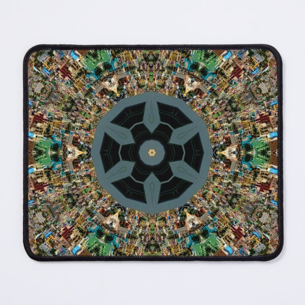 Item preview, Mandala City Trippy Kaleidoscopic Art | StokedUpArt designed and sold by StokedUpArt.