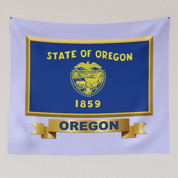 Item preview, OREGON Flag Gifts, Masks, Stickers & Products (9) designed and sold by mpodger.