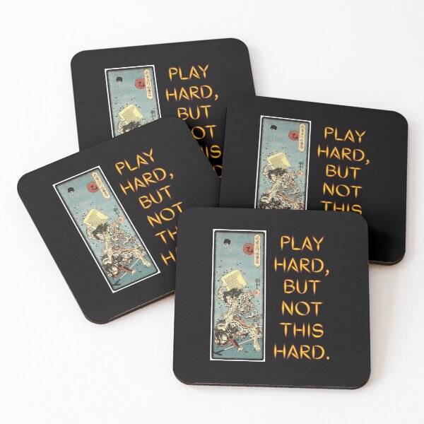 Item preview, Play Hard. Not This Hard. | Go | Igo | Baduk | Weiqi | Go Humor designed and sold by DastardLee.