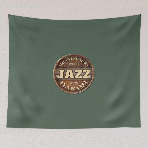 Item preview, Montgomery sound jazz music alabama old sign designed and sold by lisaberton.