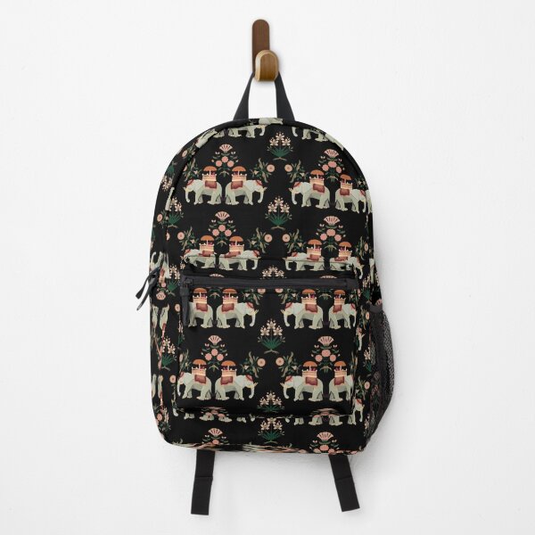 Item preview, The Mughal Empire Art Motifs - Mughal Garden and Elephant Pattern designed and sold by AppareIIndustry.