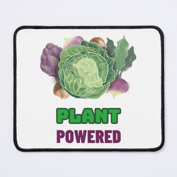 Item preview, Plant Powered - Vegan Quote designed and sold by SwordsAndCharms.