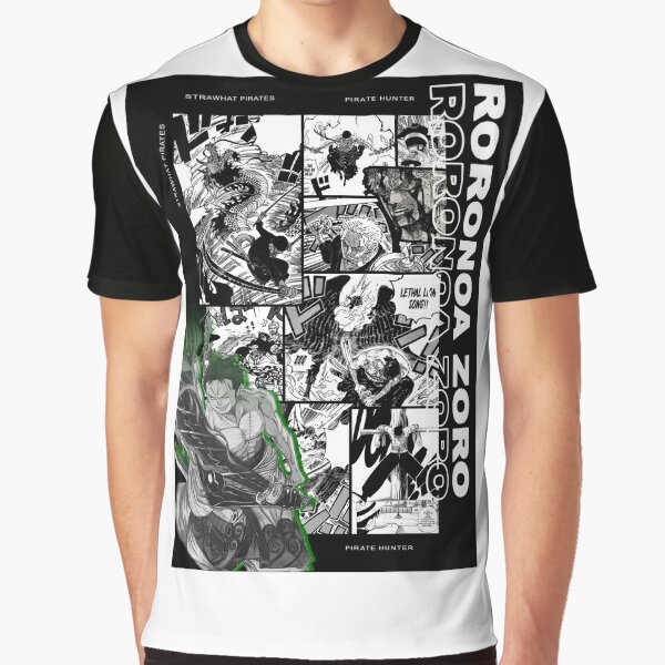 Camiseta One Piece Roronoa Zoro Haramaki Design