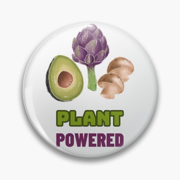 Item preview, Plant Powered - Vegan Quote designed and sold by SwordsAndCharms.