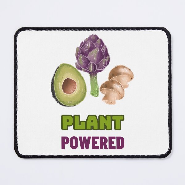 Item preview, Plant Powered - Vegan Quote designed and sold by SwordsAndCharms.