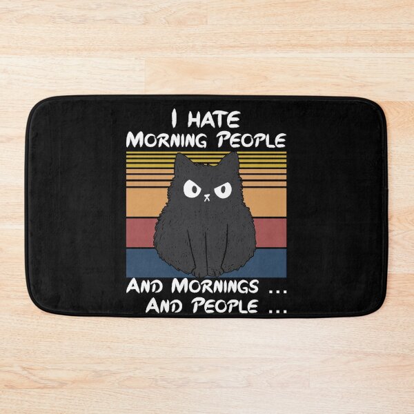 Item preview, i hate morning people designed and sold by pirminio.