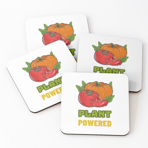 Item preview, Plant Powered - Vegan Quote designed and sold by SwordsAndCharms.