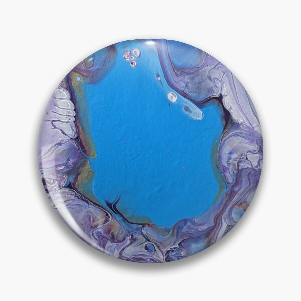 Item preview, Geodesic Encryption - Acrylic Pour designed and sold by snowpinecone.