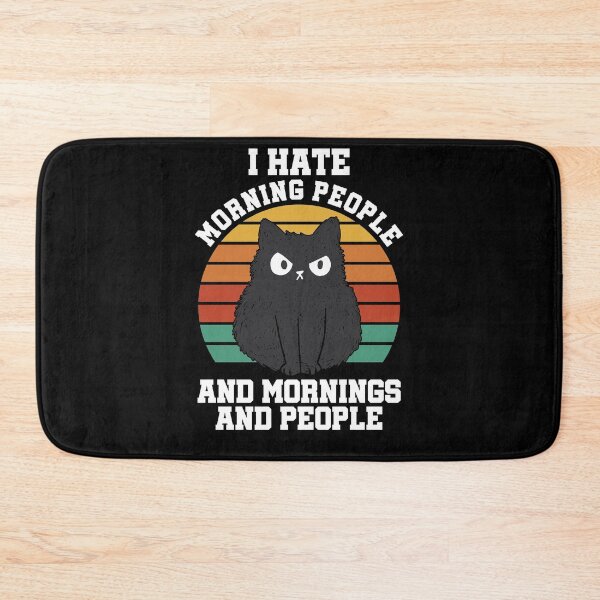 Item preview, vintage cat morning quote designed and sold by pirminio.