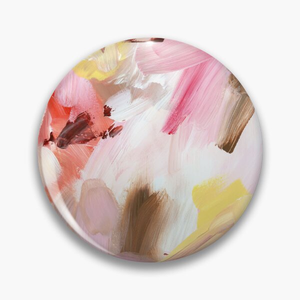 Item preview, Modern Vibrant Pink Beige Abstract Painting designed and sold by BlessartAE.