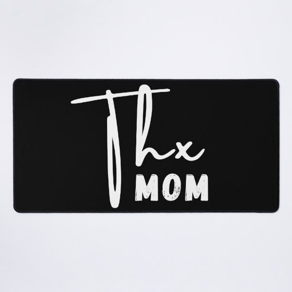 Item preview, Thx mom, thanks mom ,Mommy of a princess positive quote, black and white illustration. designed and sold by Coolclassy.